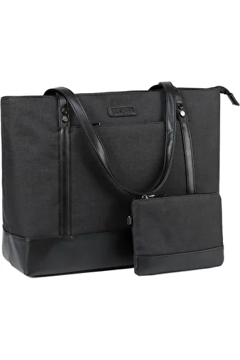 VASCHY Laptop Tote Bag for Women, Large 15.6inch Computer Teacher Bag Purse Briefcase for Travel, Wo