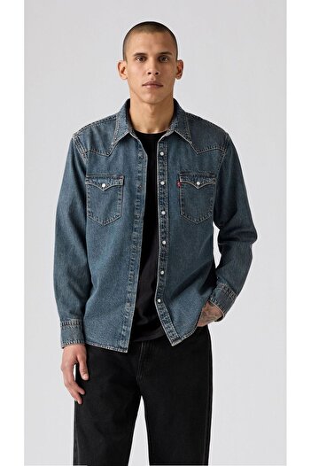 Levi's Barstow Western Standard Freeport Brown Men's Shirt