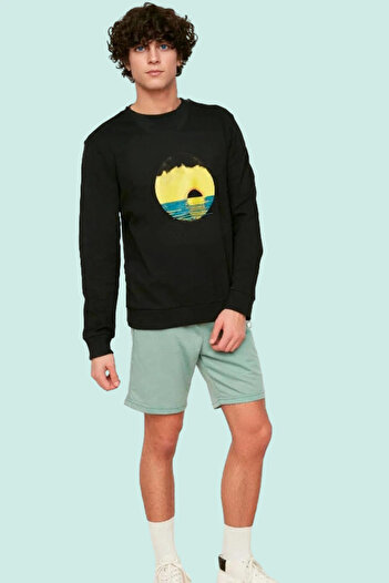 PayBuy Men's Fashion Capri Boy Geometric Printed Shorts Normal Waist Polyester Casual Summer Where the Style Meets