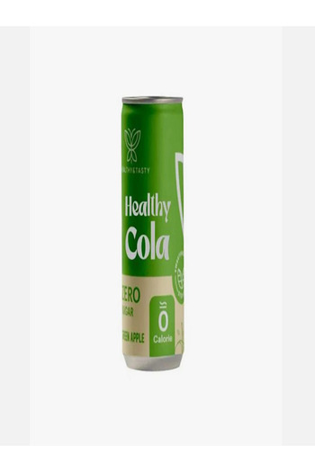 healthy cola علب تفاح أخضر خالية من السكر 30 × 250 مل