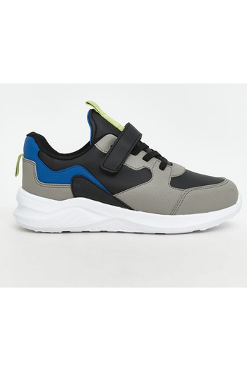 LC Waikiki Lcw Stepsgray Lace-Up and Velcro Boys' Sports Shoes