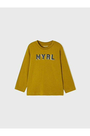 MAYORAL Long Sleeve Cotton T-Shirt for Boys