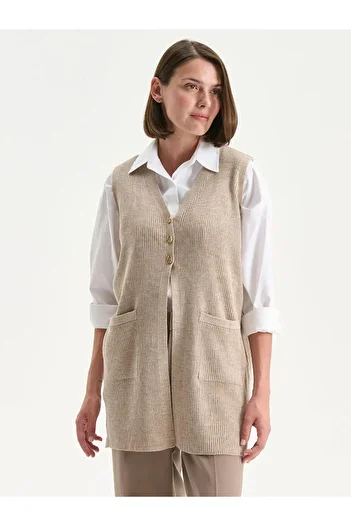 LC Waikiki Lcw V-Neck Women's Knitwear Vest (W5)