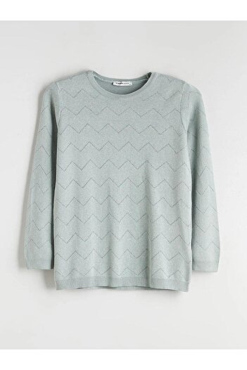 LC Waikiki Pulover pentru femei LCW Crewneck cu dungi (W5)