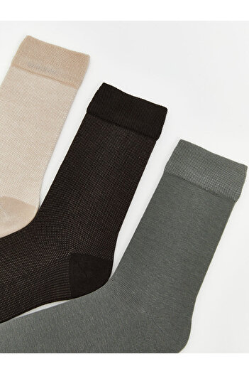 LC Waikiki Sparkling Selections from Shining Store |   Men's Sock Socks 3-Pack