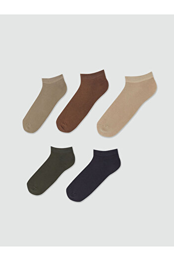 LC Waikiki Sparkling Selections from Shining Store |   Bamboo Men's Booties Socks 5 Pack