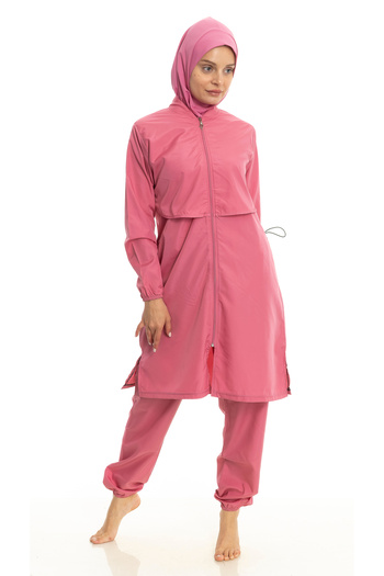 Differend Full Covered Water Repellent Quick Dry Parachute Hijab Swimsuit