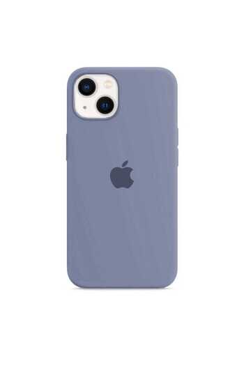 Apple Silicone Case for iPhone 15 Plus, Lavender Grey
