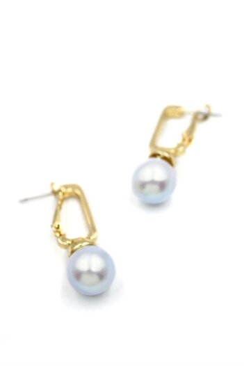 No8 Home Pearl earrings - blue