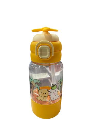 tüftürük Patterned Neck Strap Rope Straw Flask with Sticker Gift