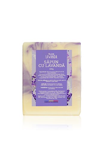 Nucul din lavandă Handmade soap with lavender, Lavender Walnut, 100 gr