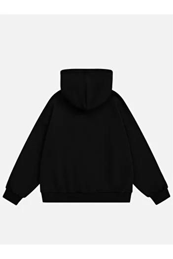 Mad&Calf Unisex Teddy Cowboy με κουκούλα Fleece Oversize φούτερ