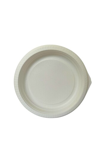 LYOBEST Set of 50 Reusable and recyclable flat plates, 21 cm