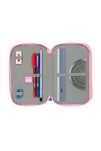 Barbie School Case with Accessories Painterly Pink Sky blue 12,5 x 19,5 x 5,5 cm 37 Pieces