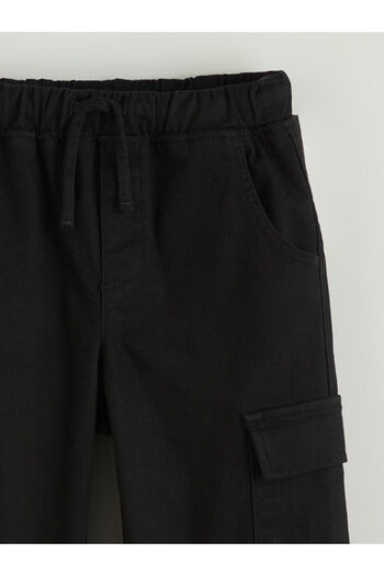 LC Waikiki Girls' Cargo Pants with Elastic Waist