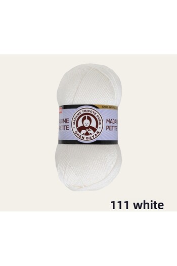 Ören Bayan Madame Petite Anti-pilling 122 Λευκό, (100 GR. 250 ΜΤ. 100% ΑΚΡΥΛΙΚΟ) Ζακέτα, Πουλόβερ, Σάλι, Πλεκτό νήμα