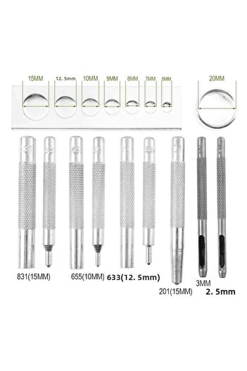 ipekbazaar 9-piece Eyelet and Rivet Lighter Set