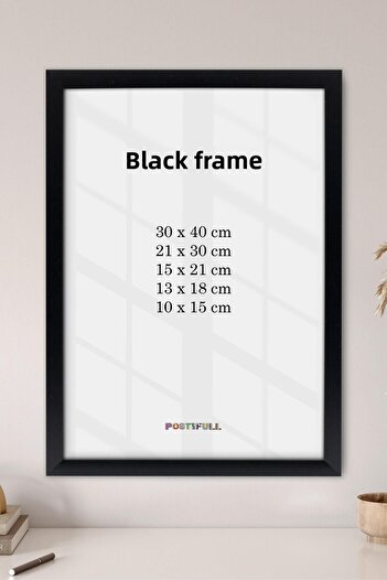 Postifull Black Frame, Poster and Photo Frame, Picture Wall Frame, Living Room, Kitchen, Office Frame