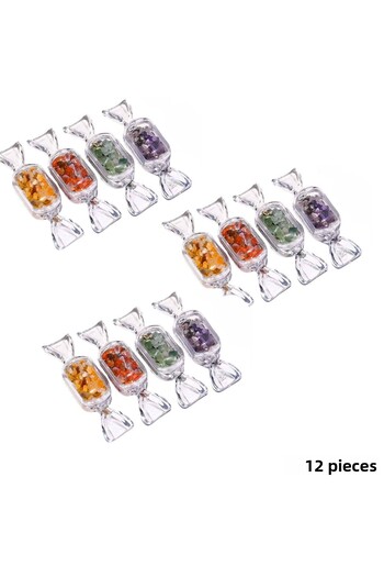 roco paper Transparent Shaped Candy Box 12 Pieces, 8.5 X 4 X 5 cm Dimensions
