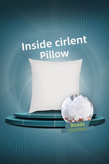 CAN-DIR REKLAM DIŞ TİCARET Square Throw Pillow Inner Pillow | Bead Fiber Filled