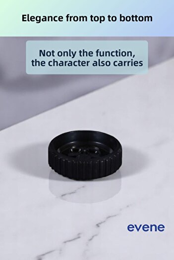 Evene Ashtray Black Color Ash Tray Decorative Ashtray Model 10
