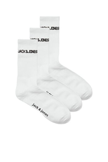 Jack & Jones Тенис обувки Jacmelvin - комплект от 3 броя, бели, 12260083