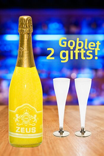 OS ZEUS Bride to Be Drink - Glittery Non-Alcoholic Champagne*