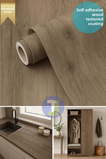 Technojet Premium Series Self Adhesive Wood Pattern Pvc Veneer – 60Cmx300Cm