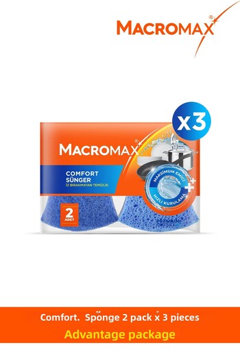 MACRO MAX Comfort Sponge - Pack of 6