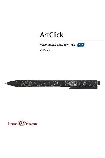 Bruno Visconti "Artclick" Ballpoint Pen -Blue- 0.5 mm