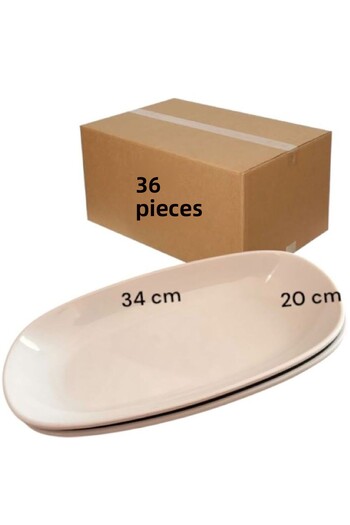 BARITCIOGLU Diner Hotel Cafe Wholesale Shatter-Resistant Kayak Plate X 36Pcs