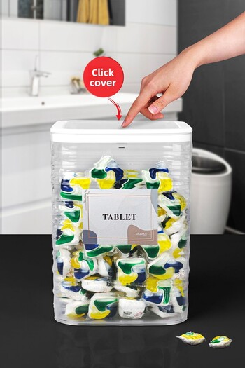 Okyanus Home Luna Transparent Detergent-Tablet Box 1 Piece