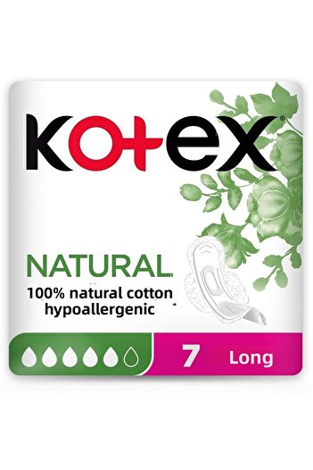 Kotex Ultra Natural 7-Pack Hygienic Daily Pads