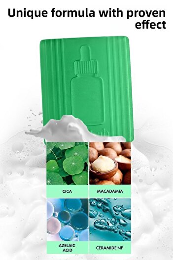 EQMQ STORE KOZMETİK Anti-Acne Soap 3x Acne Serum Effective Acne Cleansing Bar, Anti-Acne 1 Piece 120g.