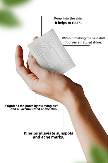 EQMQ STORE KOZMETİK Rice Milk Kojic Acid Soap Whitening, Brightening and Anti-Blemish 1 Piece 120 Gr.
