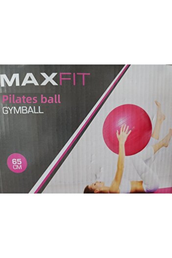 MAXFIT (Pink) Textured Pilates Ball 65 cm
