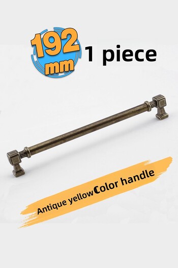 Badem10 Metal 192 mm 19.2 cm Talas Antique Yellow Antique Furniture Kitchen Drawer Cabinet Handle Handle Handles
