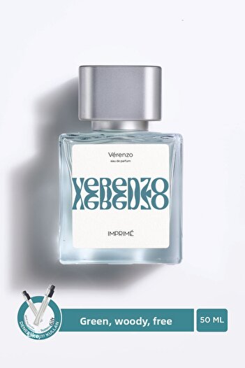 Imprime Vérenzo Edp Unisex Perfume 50 ml |   Green Woody |   Apple, Lime, Mimosa, Watermelon, Cedar, Pine, Musk