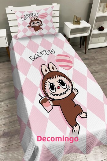 dekomingo Pink Pumpkin Patterned Children's Room Pink Set
