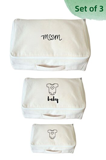 Mama Yoyo Baby&Kids 3-Piece Bag Mother Baby Birth Hospital Organizing Suitcase Suitcase Bag Hospital Exit Organizer