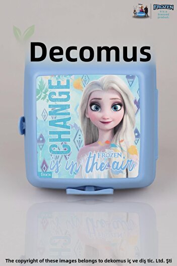 ELSA New Season with Dekomus Cool Girl Licensed Frozen 2-Layer Lunch Box / Lunch Box "Dekomus C