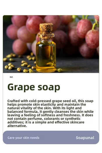 sabunal Grape Soap - Skin Elasticity Soap 100 Gr