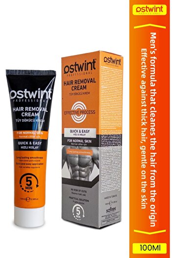 Ostwint 100ml Hair Removal Cream for Men - Normal Skin