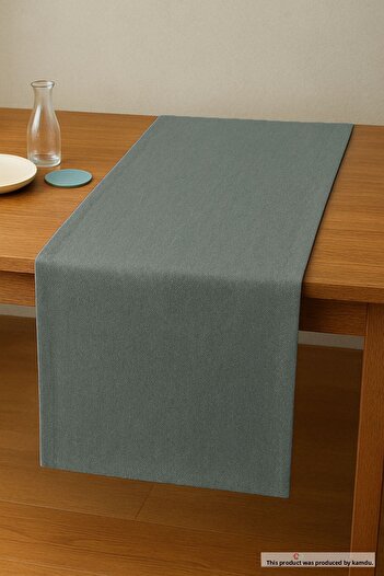 embays collection 100% Organic Raw Linen Cotton Runner, Runner Tablecloth, Decorative Presentation, Stylish Design