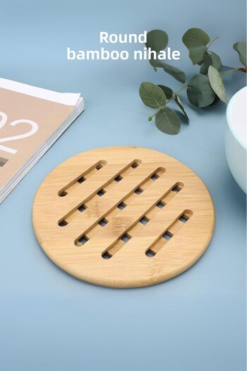 EWs Bamboo Tray Round 16.5 cm