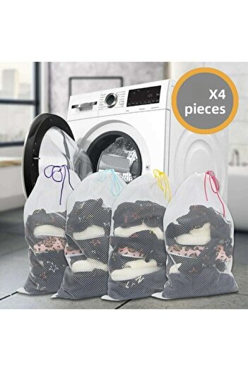 MorPort 4 Pieces of Luxury Laundry Net I Laundry Bag I Special Production for Universities and Soldiers