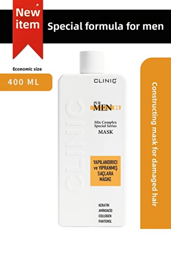 CLINIC PYROO Structuring Mask for Damaged Hair - 400 ml