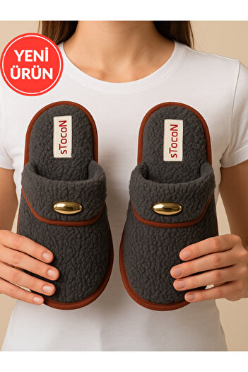 STOCON Yumoş Women's Winter House Slippers Dowry Slippers Gift Slippers Houseslippers 1143