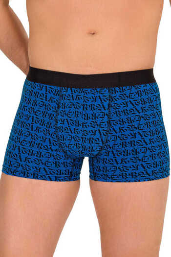Berrak Men's Lycra Boxer Patterned 3 Pack