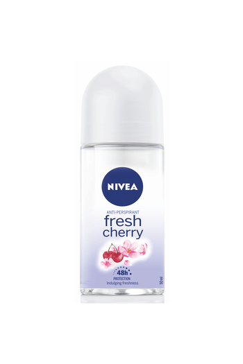 NIVEA Women Antiperspirant Roll-on Fresh Cherry 50ml – Long-Lasting Protection & Care